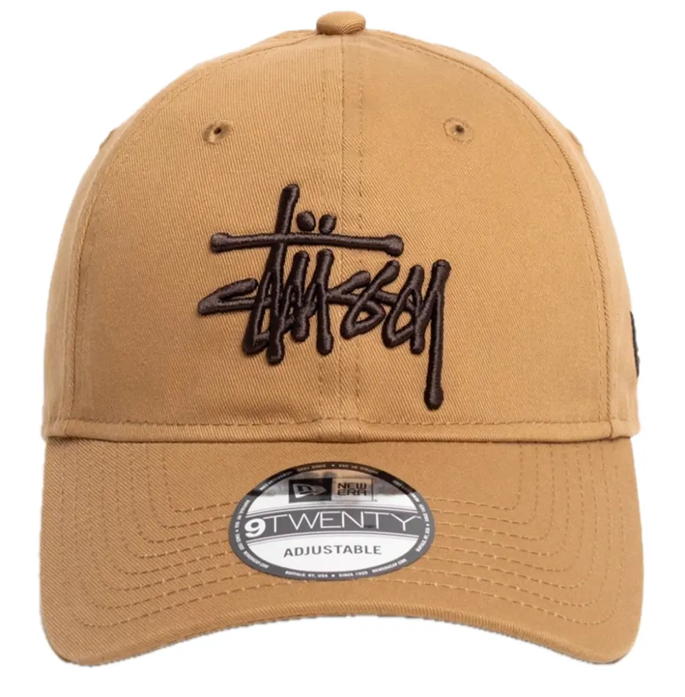 Mũ Stussy New Era 9Twenty Basic Strapback 'Wheat' 1311107