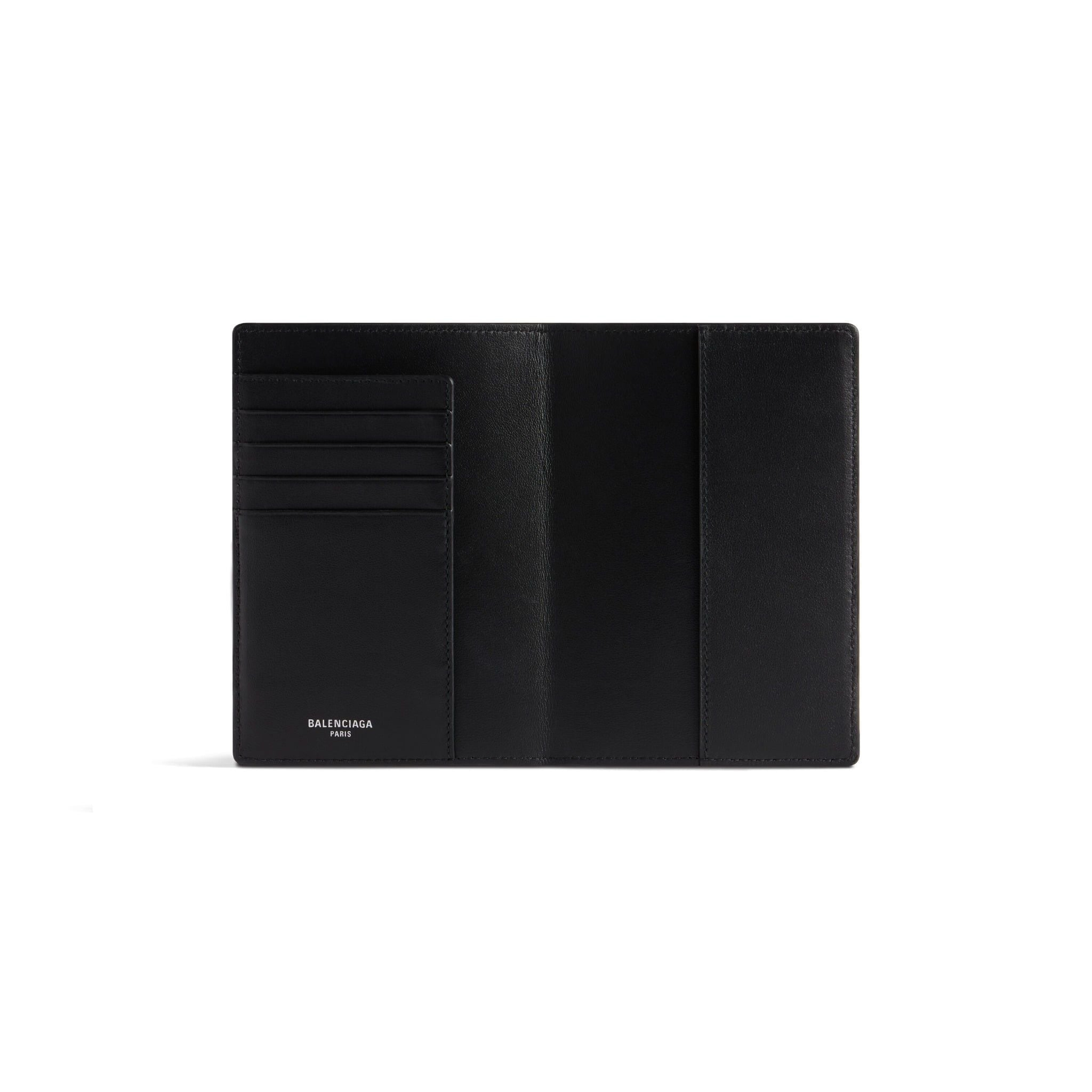 Ví Balenciaga Passport Holder 'Black' 7877422AA3R1000 - Ảnh 3