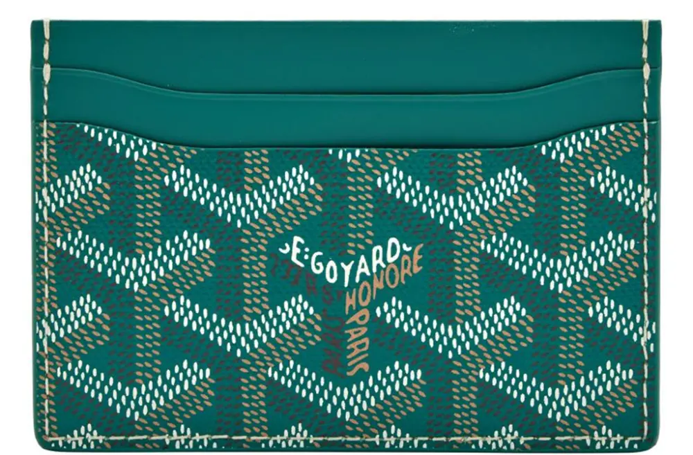 Card Holder Goyard Saint-Sulpice 'Green' STSULPPMLTY