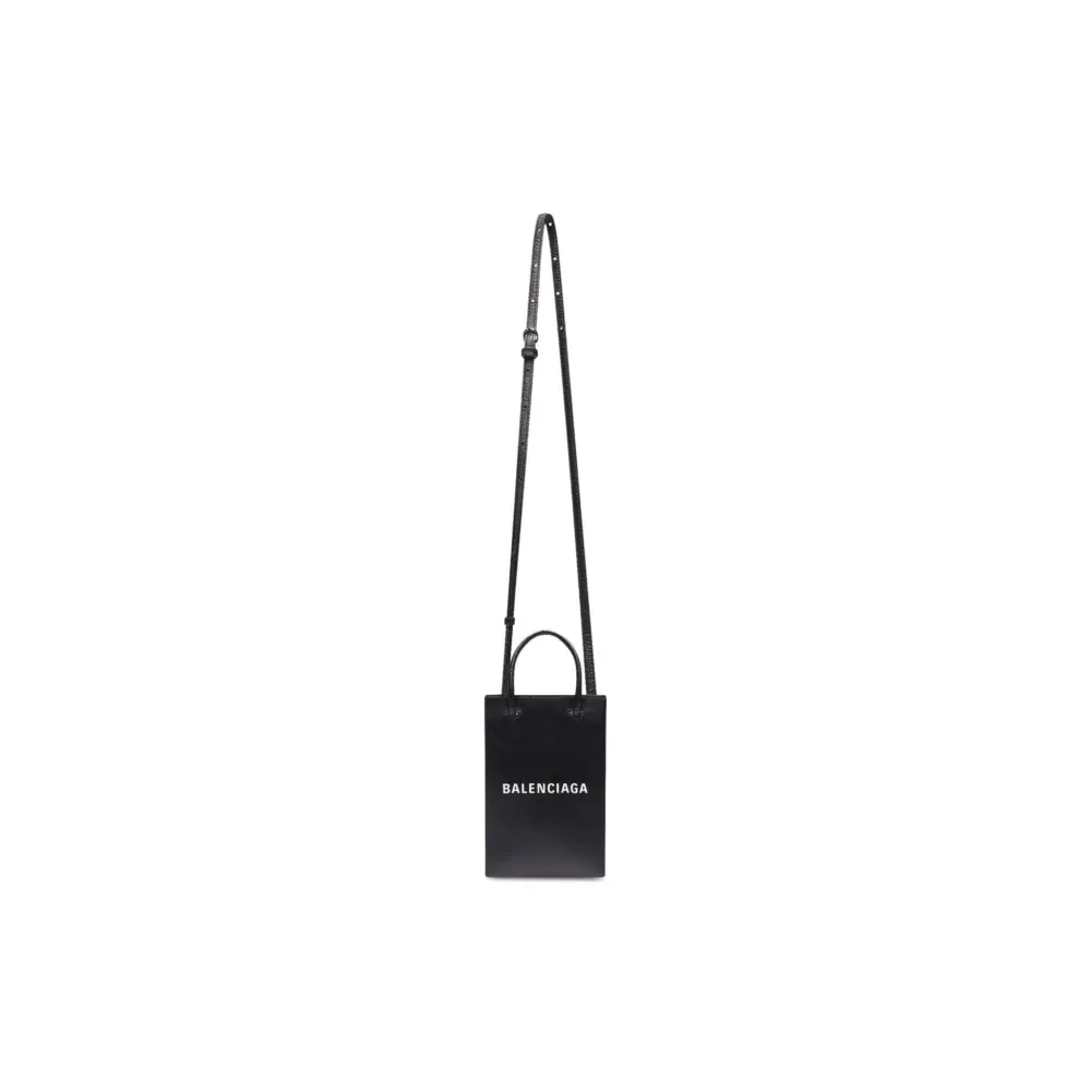 Túi Balenciaga Mini Shopping Bag In 'Black' 5938260AI2N1000 - Ảnh 4