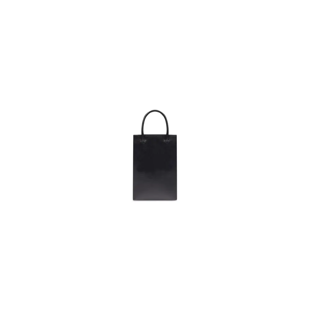 Túi Balenciaga Mini Shopping Bag In 'Black' 5938260AI2N1000 - Ảnh 3