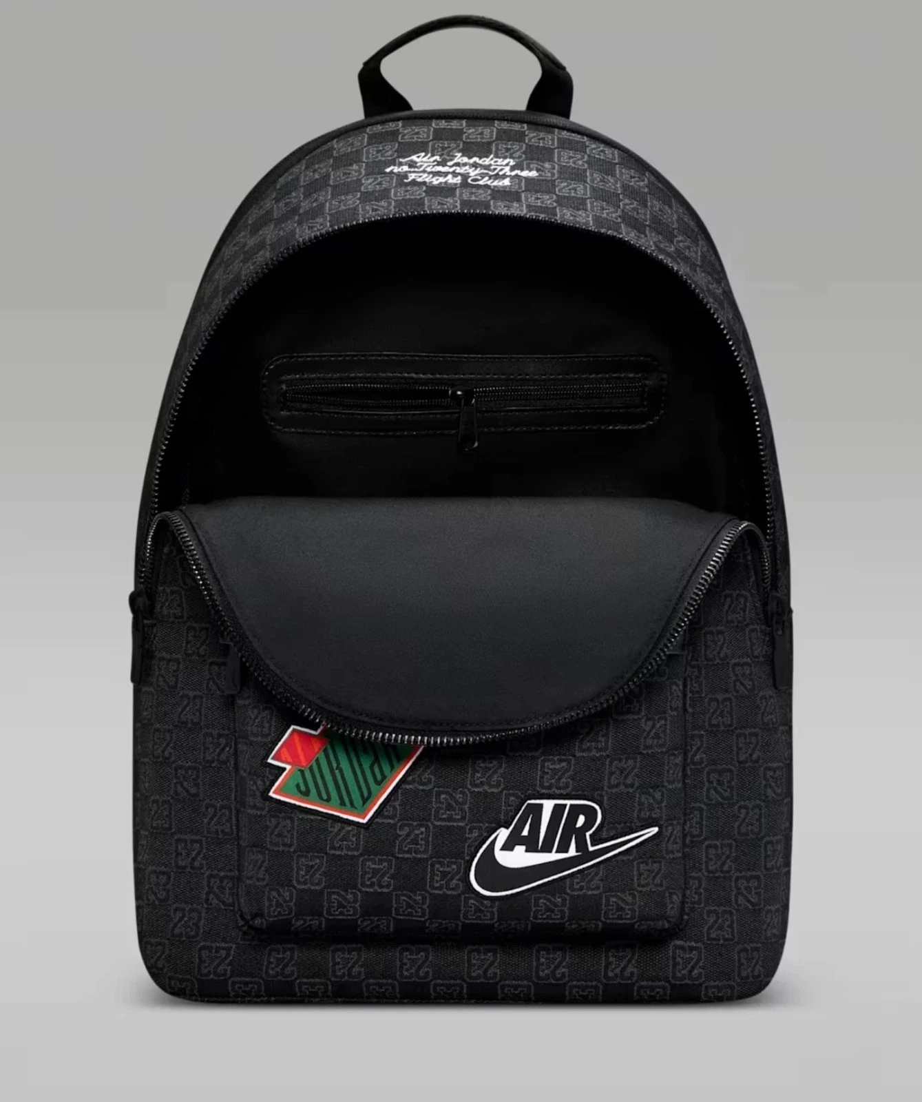 Balo Nike Air Jordan Monogram Backpack 20L ‘Black’ MA9155-023 - Ảnh 4