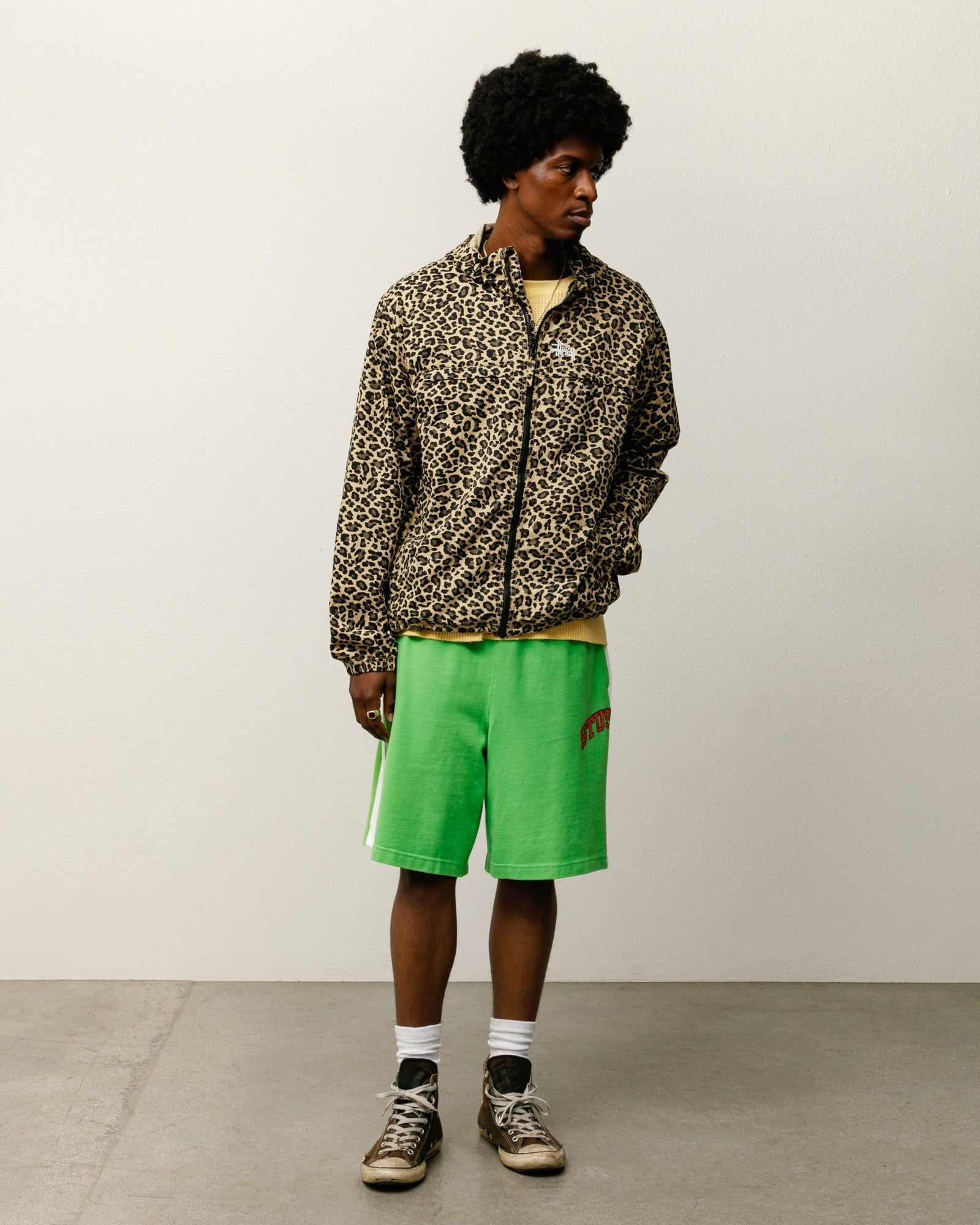 Quần Stussy Stripe Jersey Short 'Kiwi' 112359 - Ảnh 3