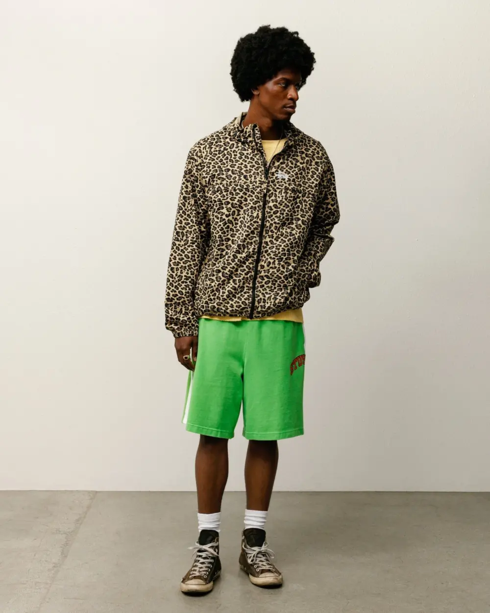 Quần Stussy Stripe Jersey Short 'Kiwi' 112359 - Ảnh 3