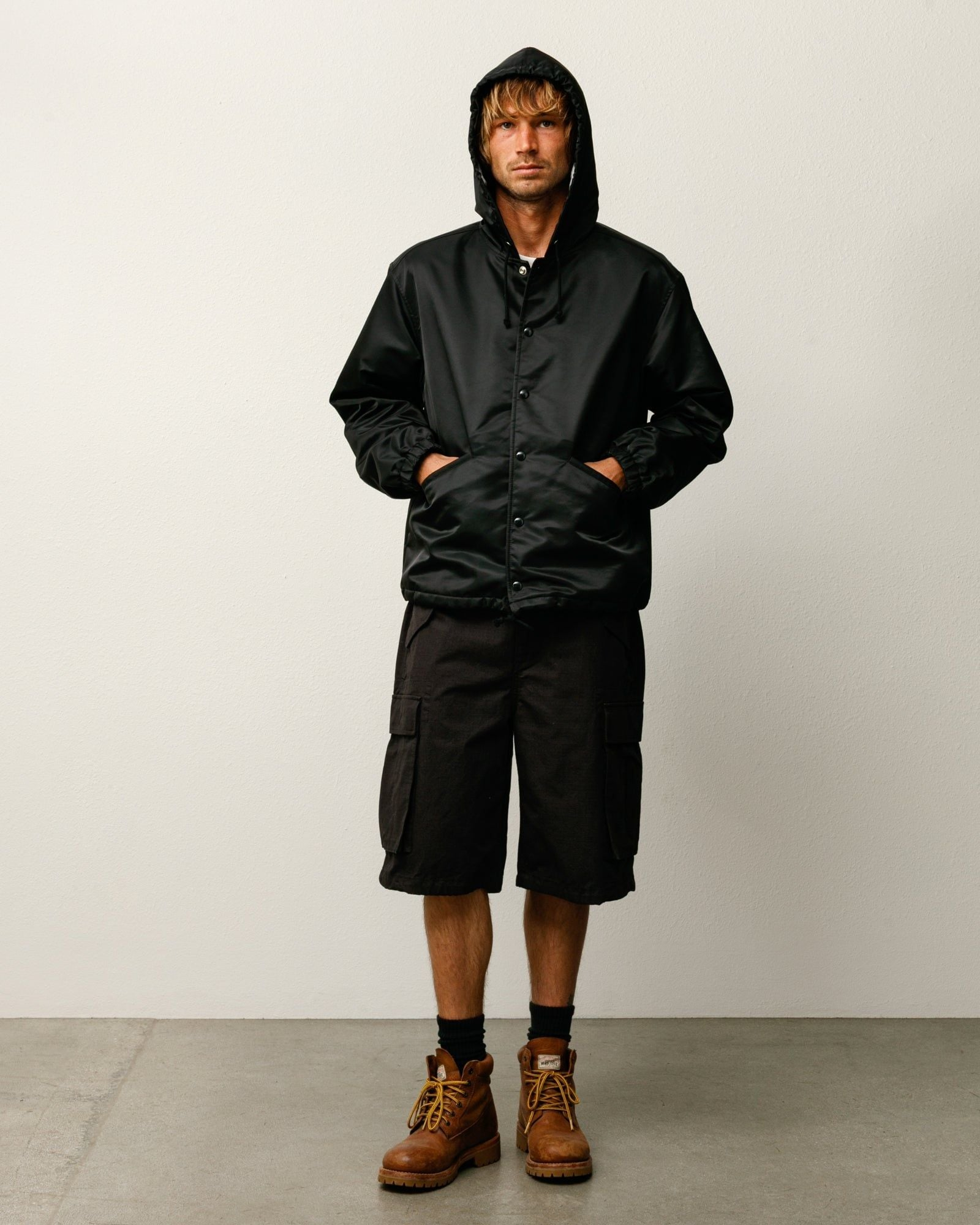 Quần Stussy Cargo Short Ripstop 'Black' 112338 - Ảnh 3