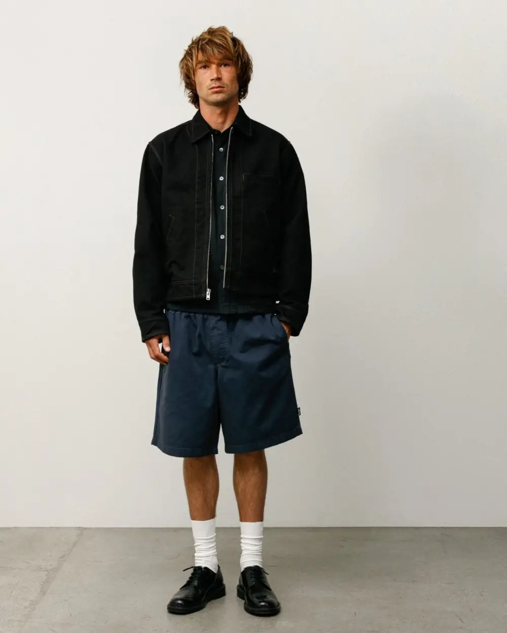 Quần Stussy Beach Short 'Navy' 112361 - Ảnh 3