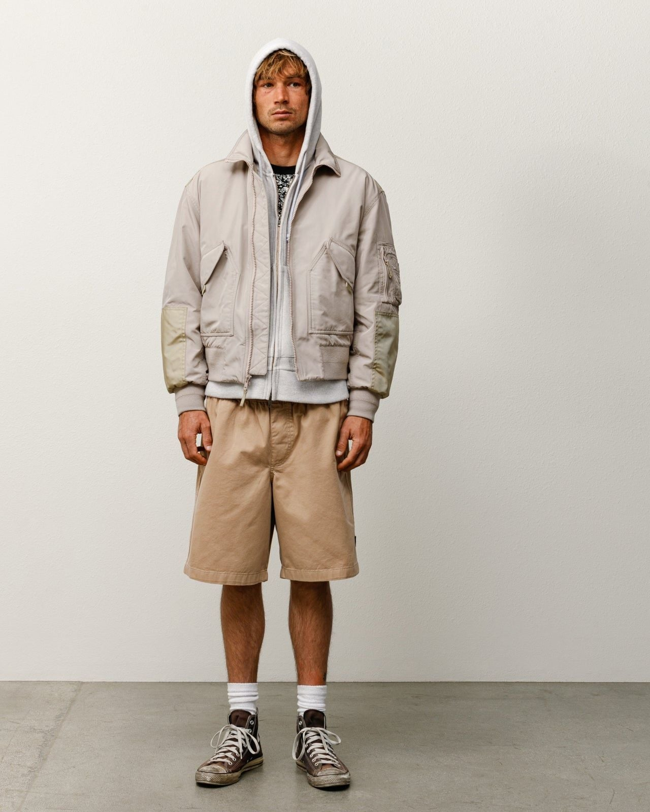 Quần Stussy Beach Short 'Khaki' 112361 - Ảnh 3