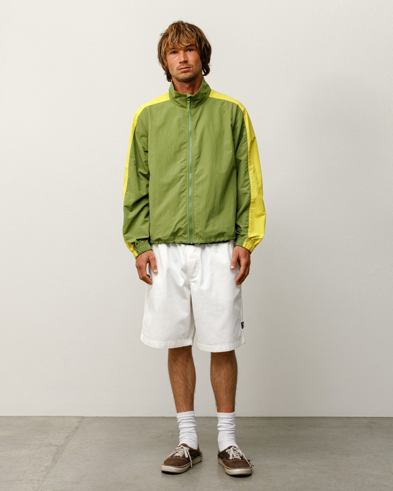 Quần Stussy Beach Short 'Bone' 112361 - Ảnh 3