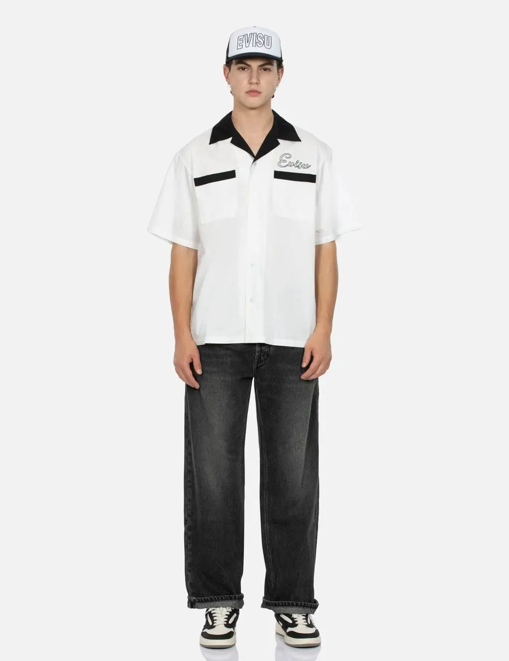Quần Evisu Skull Embroidery Jeans 'Black' 2EAMAM4JE1142BGDN - Ảnh 7