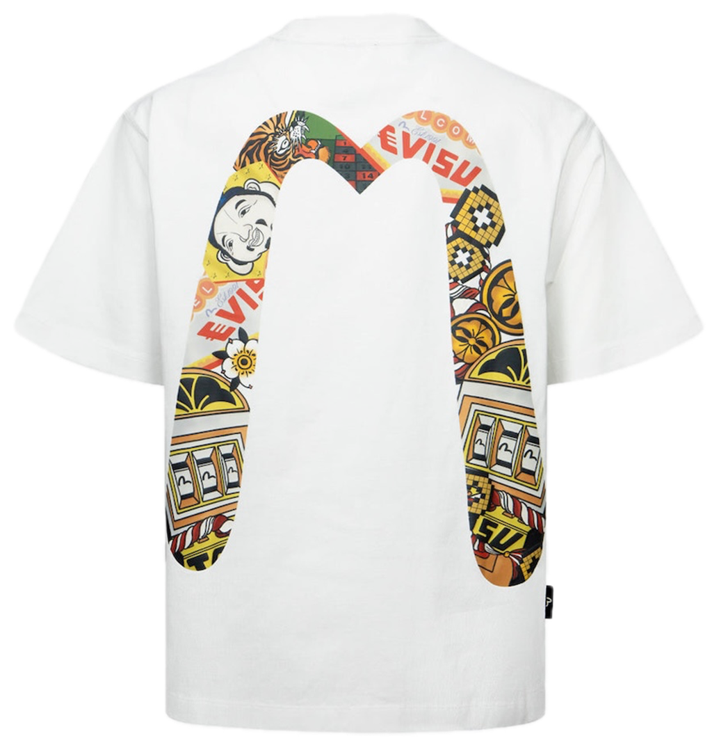 Áo Evisu Lucky Slot Machine T-shirt 'White' 2EAHTM4TS8055RXCT