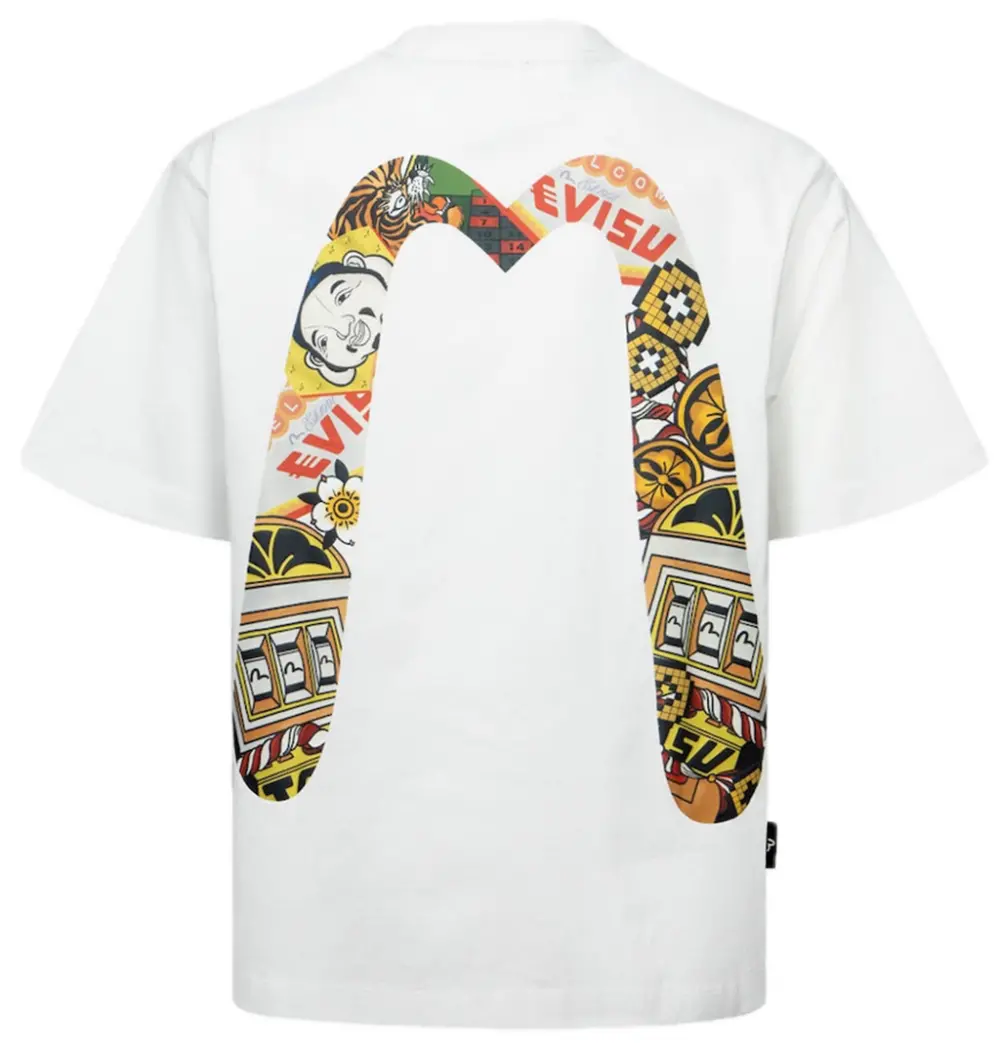 Áo Evisu Lucky Slot Machine T-shirt 'White' 2EAHTM4TS8055RXCT