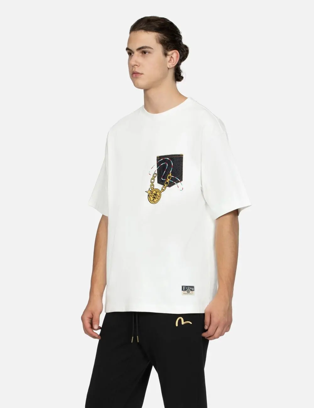 Áo Evisu Lucky Slot Machine T-shirt 'White' 2EAHTM4TS8055RXCT - Ảnh 6
