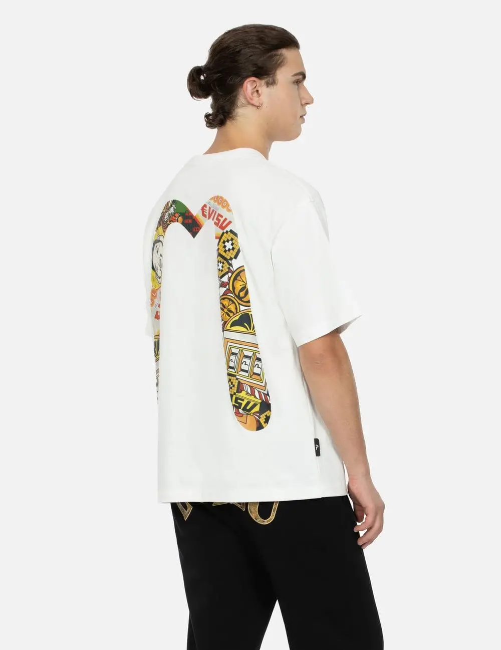 Áo Evisu Lucky Slot Machine T-shirt 'White' 2EAHTM4TS8055RXCT - Ảnh 5