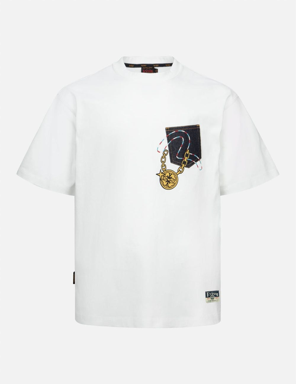 Alternative view of Áo Evisu Lucky Slot Machine T-shirt 'White' 2EAHTM4TS8055RXCT