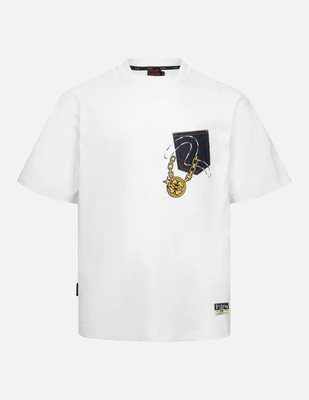 Alternative view of Áo Evisu Lucky Slot Machine T-shirt 'White' 2EAHTM4TS8055RXCT