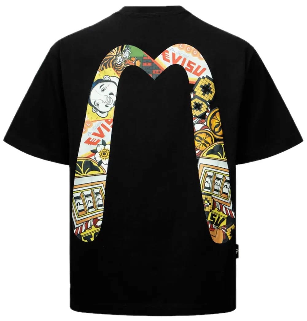 Áo Evisu Lucky Slot Machine T-shirt 'Black' 2EAHTM4TS8055RXCT