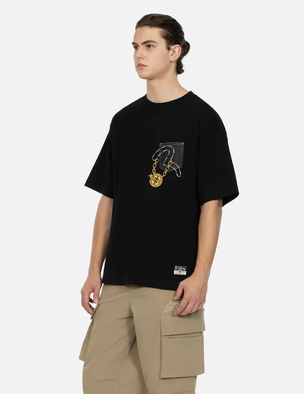 Áo Evisu Lucky Slot Machine T-shirt 'Black' 2EAHTM4TS8055RXCT - Ảnh 6