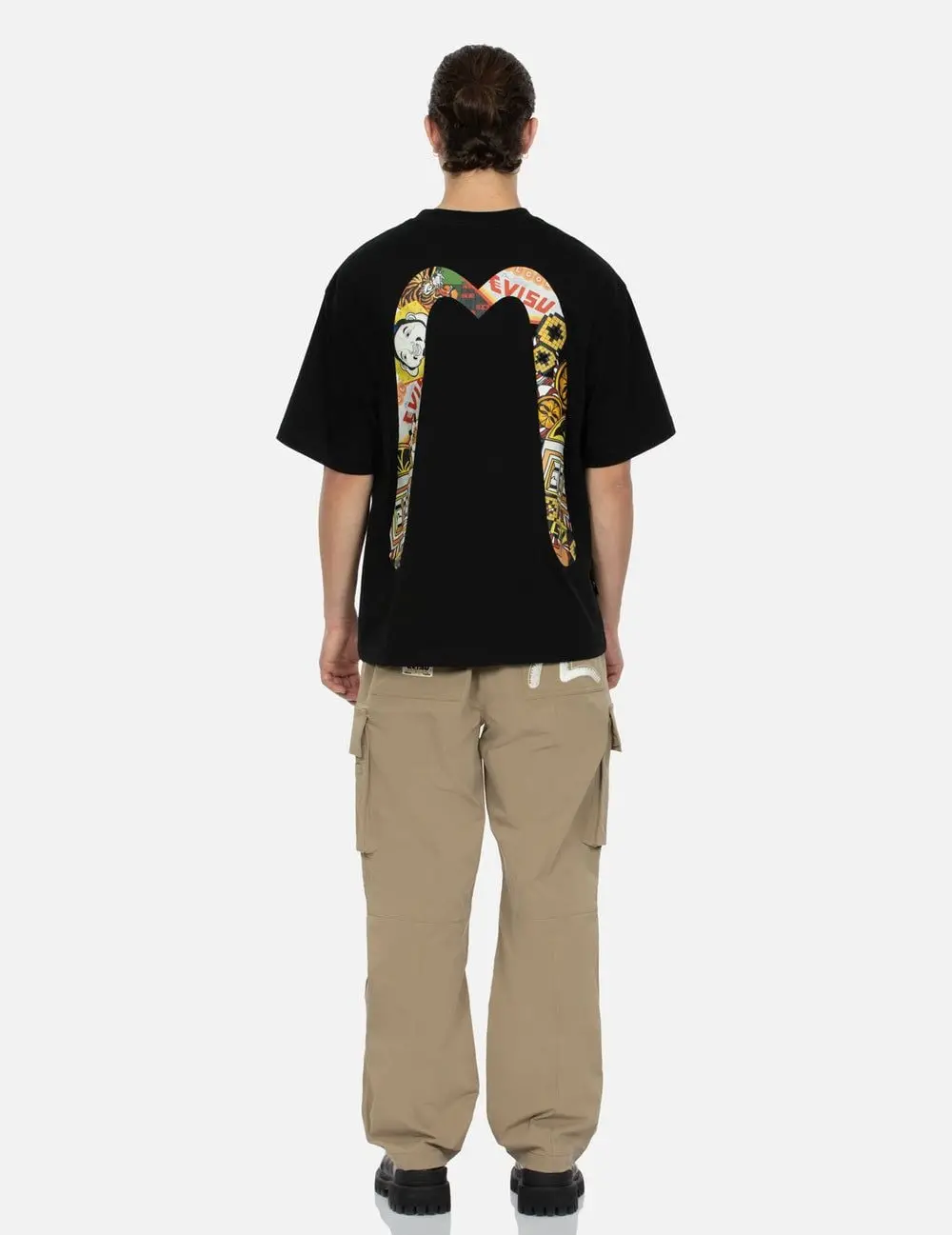 Áo Evisu Lucky Slot Machine T-shirt 'Black' 2EAHTM4TS8055RXCT - Ảnh 3