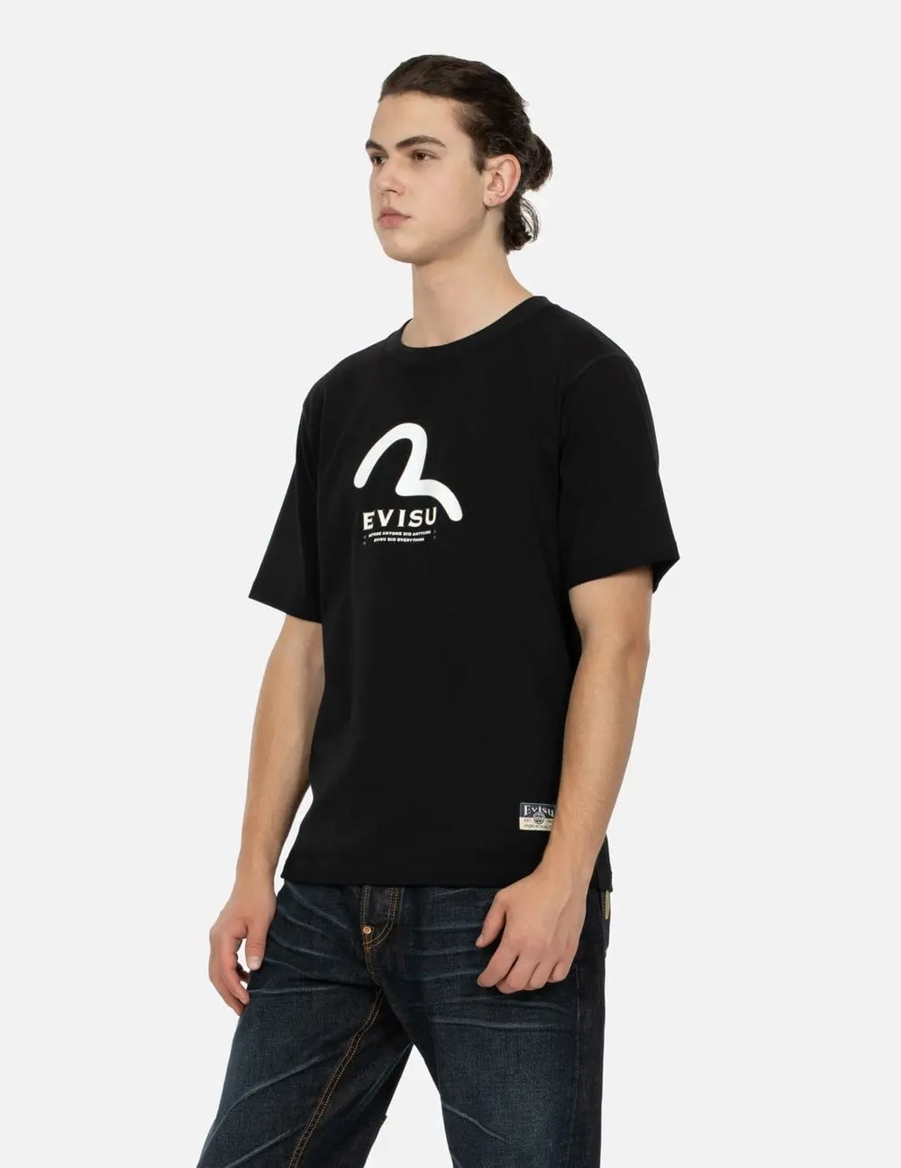 Áo Evisu Multi-print Multi-pocket T-shirt 'Black' 2EAHTM4TS7070XXCT - Ảnh 5