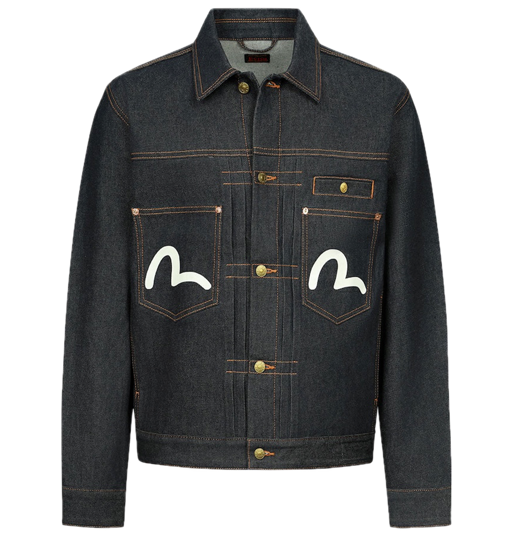 Áo Evisu Seagull Print Jacket 'Indigo' 2EAHTM4DJ7007RXDP