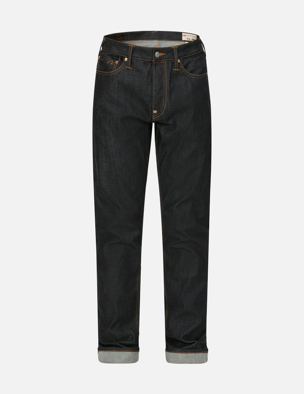 Alternative view of Quần Evisu Godhead and Kamon Jeans 'Indigo' 2EAHTM4JE701517DP