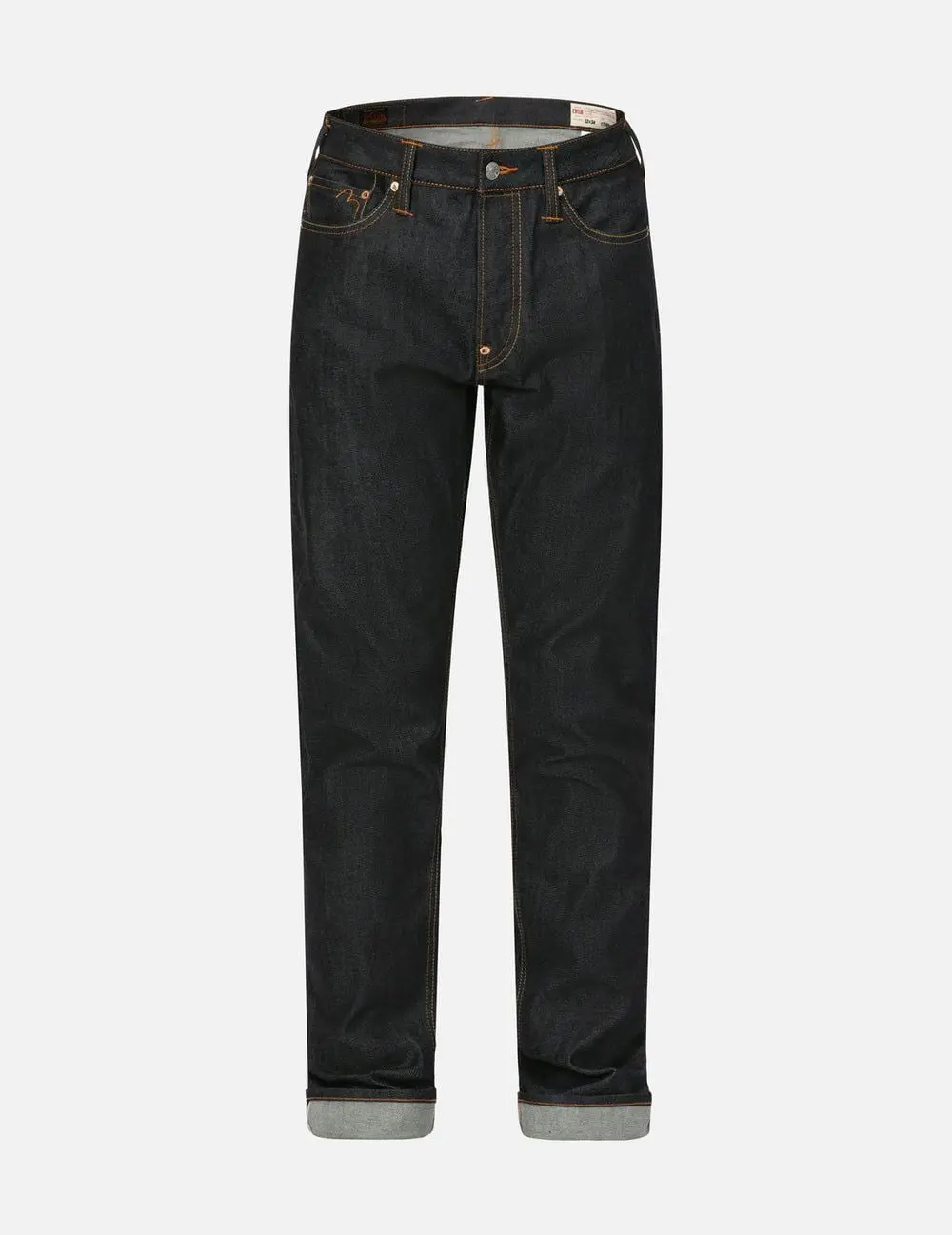 Alternative view of Quần Evisu Godhead and Kamon Jeans 'Indigo' 2EAHTM4JE701517DP