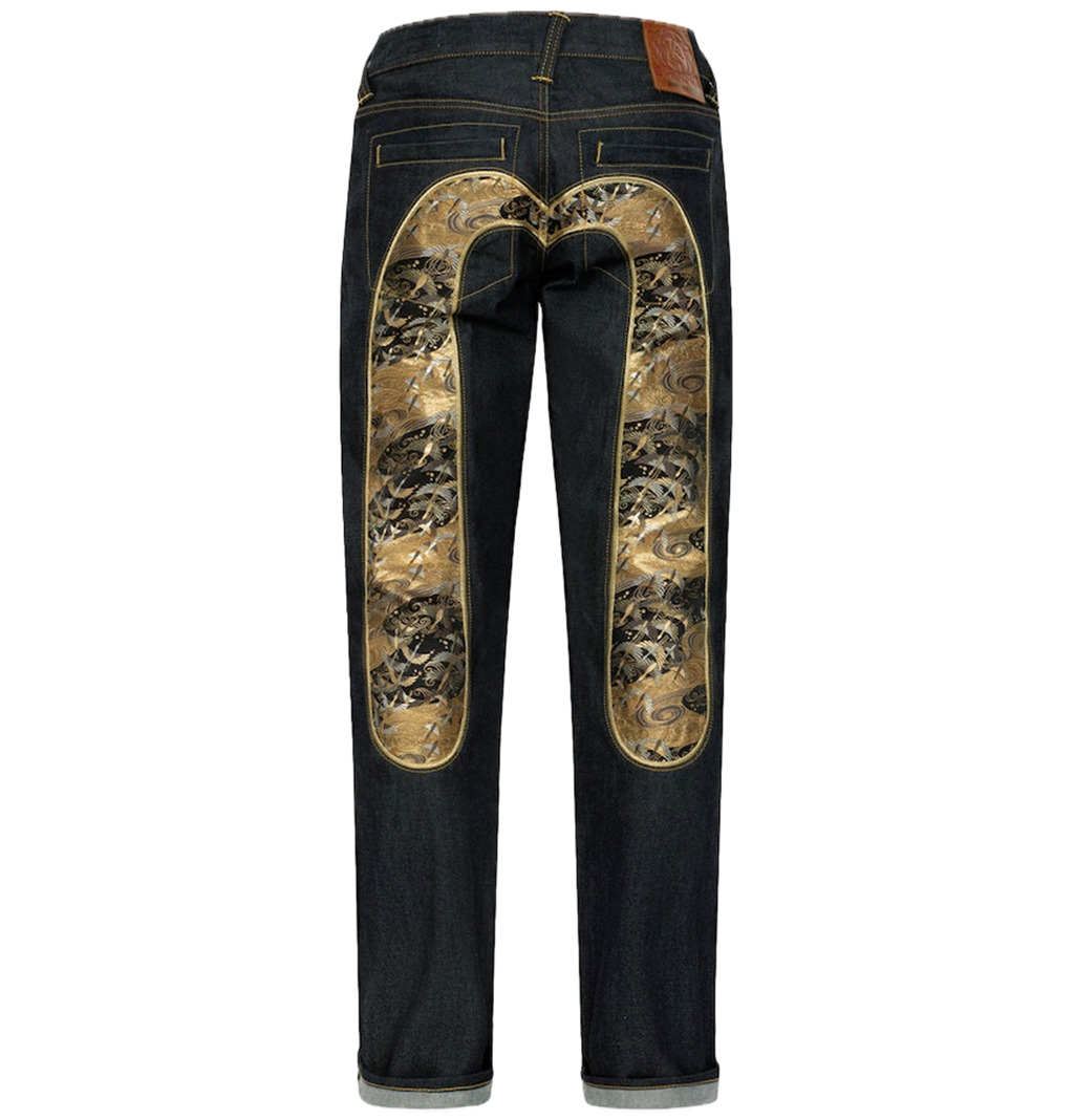 Quần Evisu Crane Embrodiery Jeans 'Indigo' 2EAHTM4JE701208DP