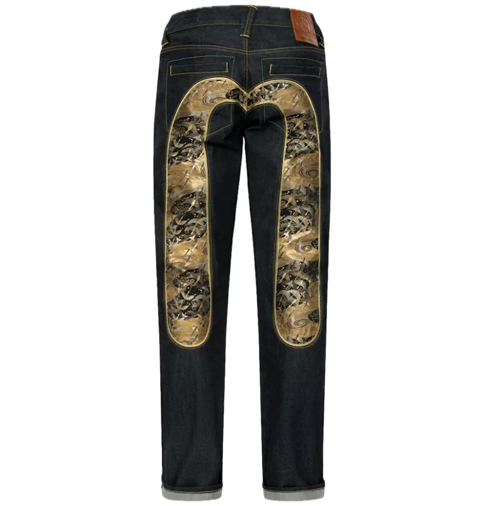 Quần Evisu Crane Embrodiery Jeans 'Indigo' 2EAHTM4JE701208DP