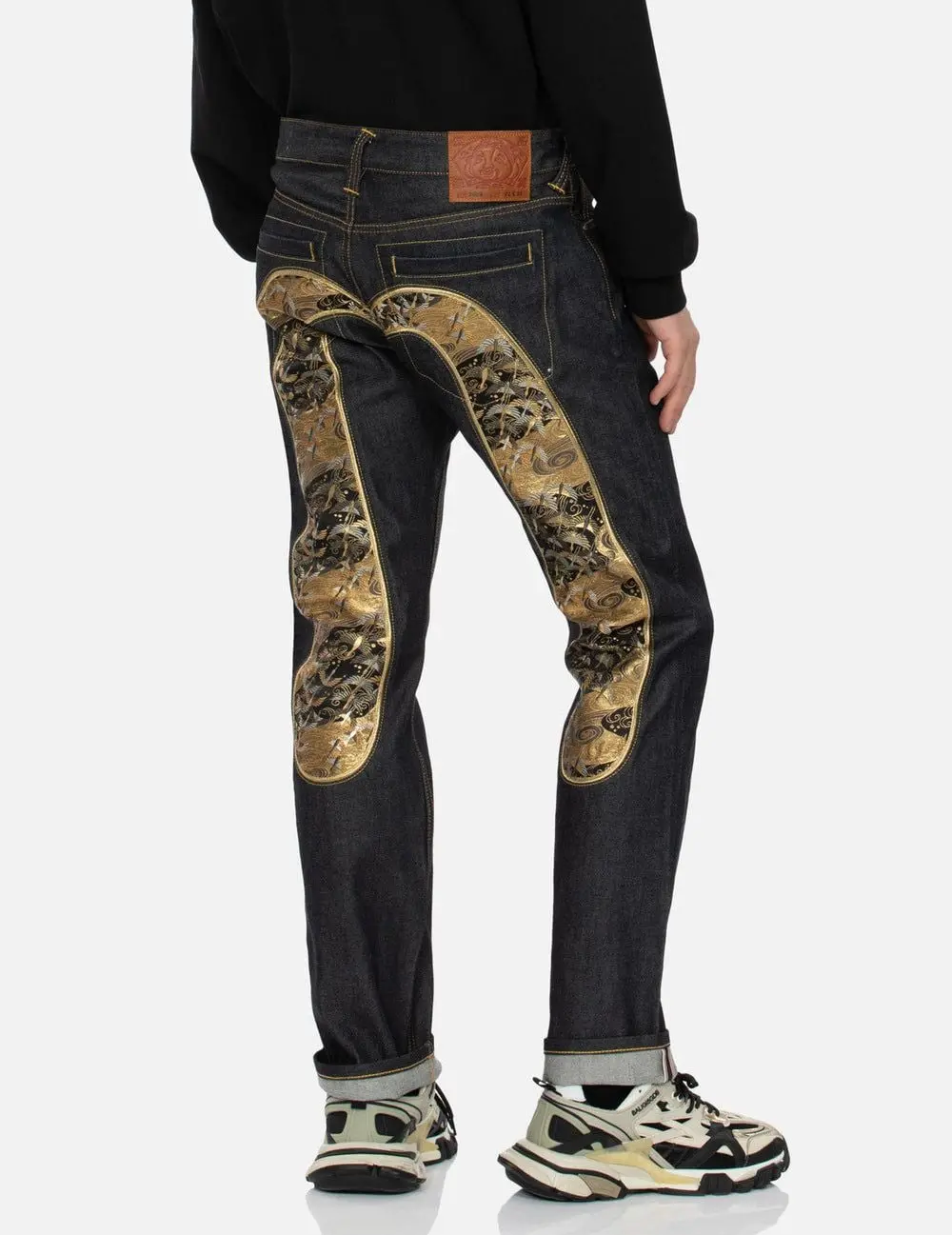 Quần Evisu Crane Embrodiery Jeans 'Indigo' 2EAHTM4JE701208DP - Ảnh 7