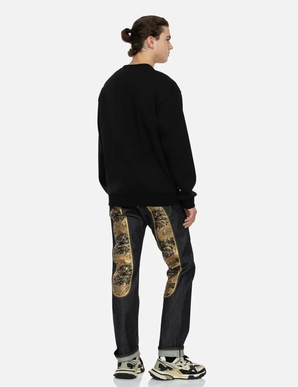 Quần Evisu Crane Embrodiery Jeans 'Indigo' 2EAHTM4JE701208DP - Ảnh 3