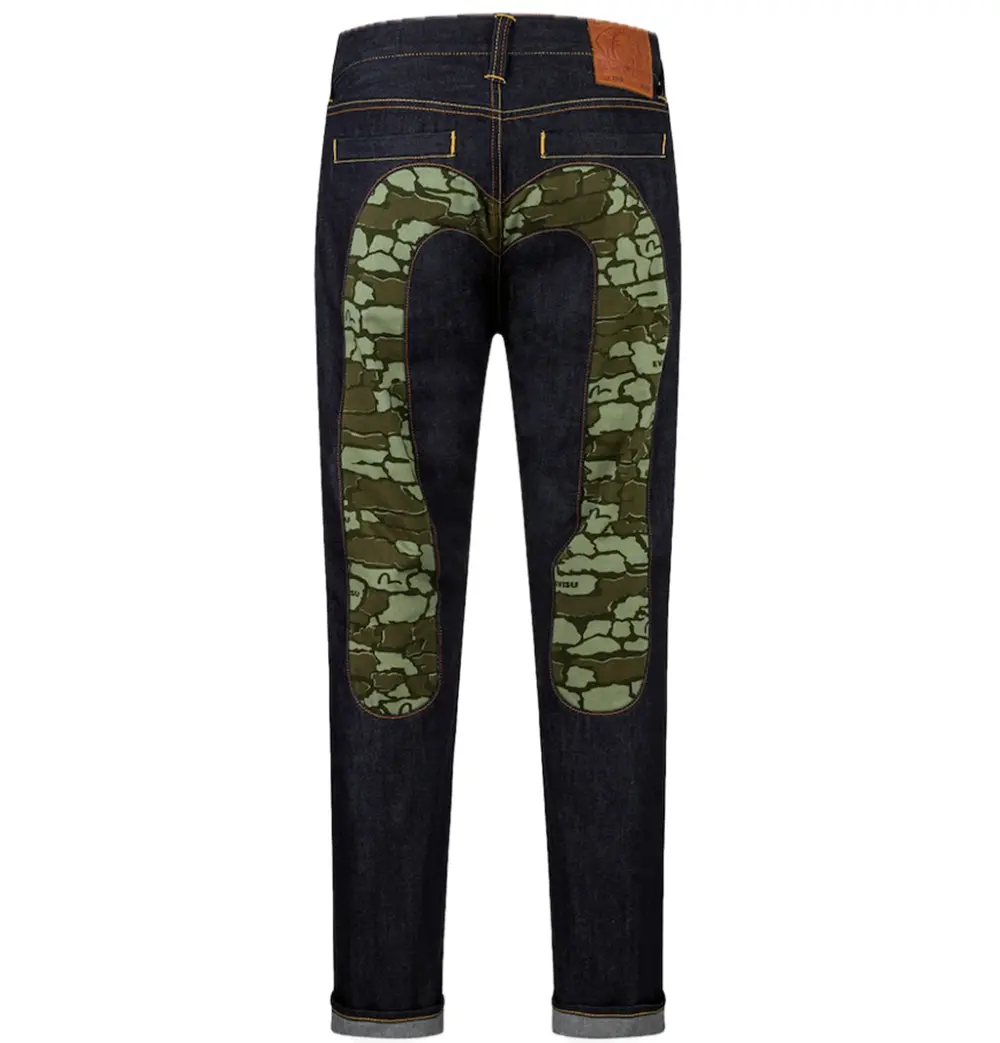 Quần Evisu Ishigaki Camouflage Jeans 'Dark Green' 2EAHTM4JE116410DN