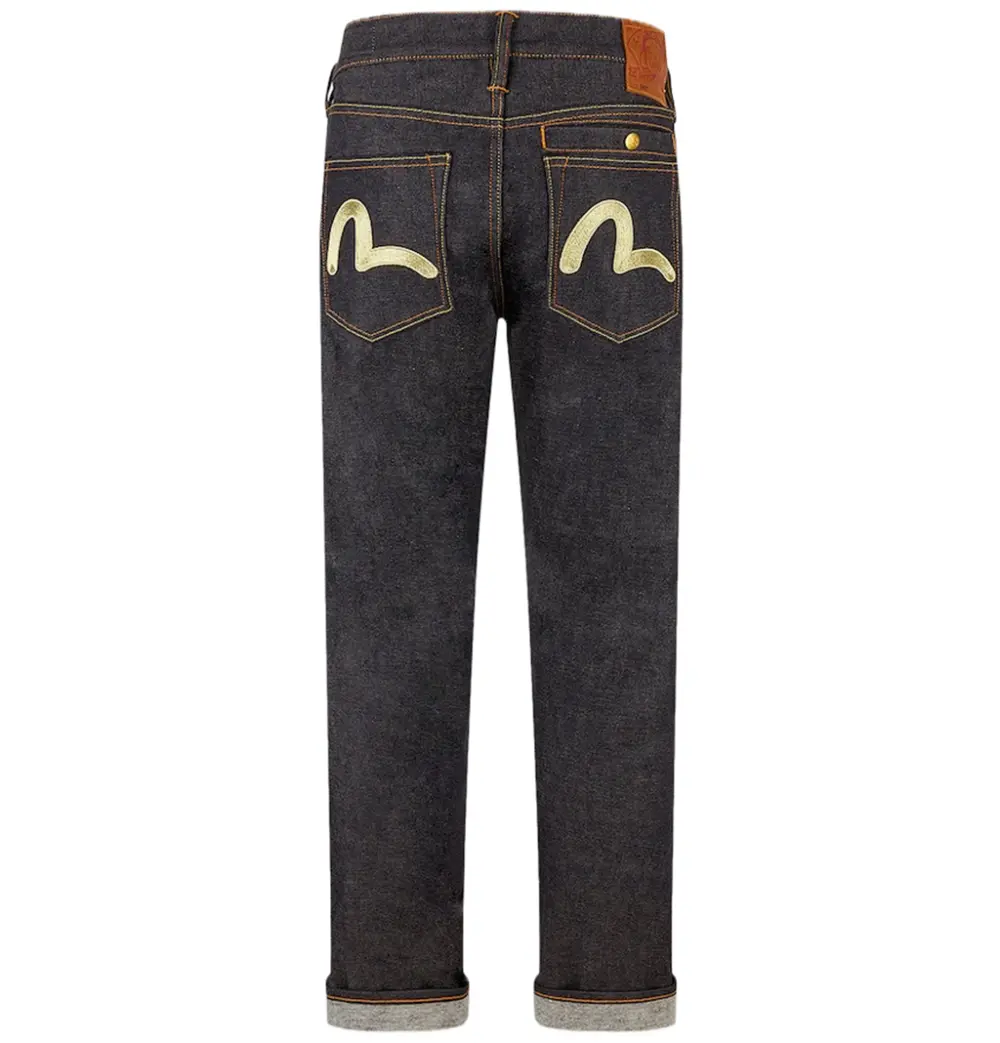 Quần Evisu Seagull Metallic Embroidery Jeans 'Indigo' 2EAHTM4JE702017DP