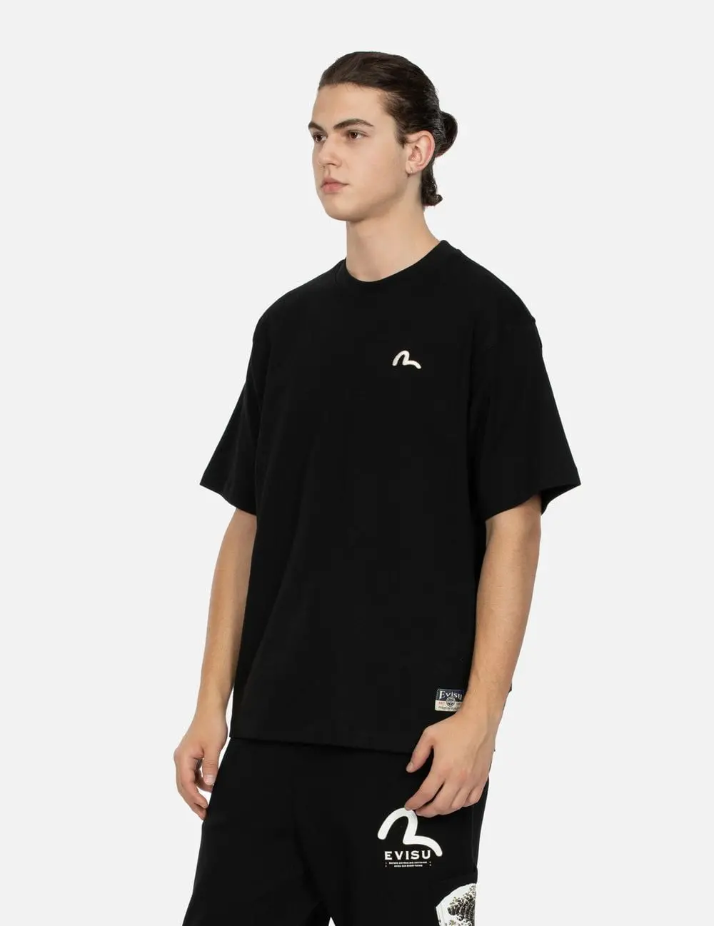 Áo Evisu Seagull Embroidery Carp T-shirt 'Black' 2EAHTM4TS7068RXCT - Ảnh 8