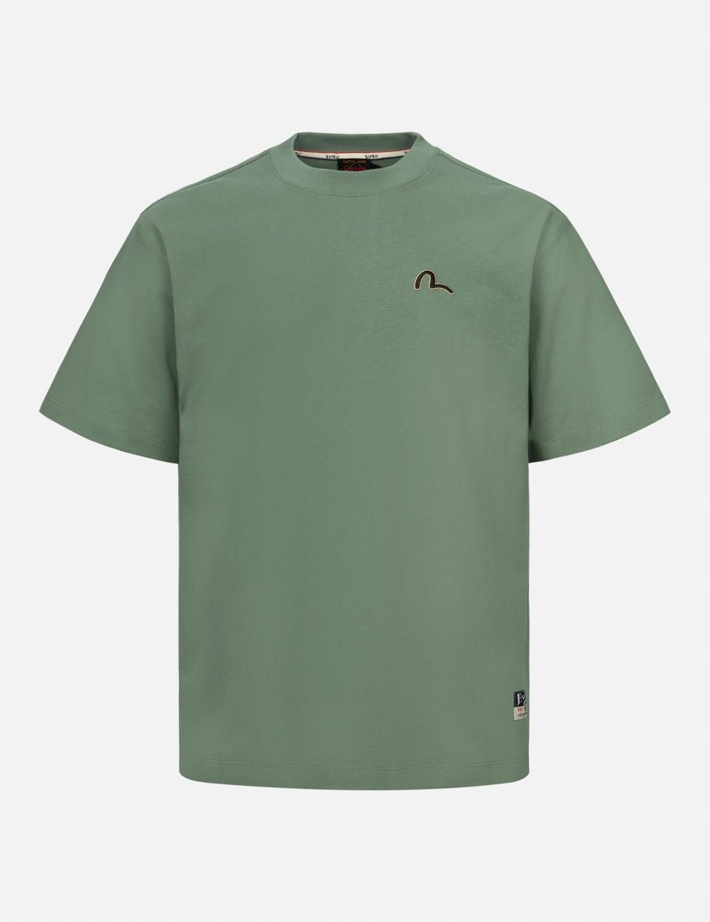Alternative view of Áo Evisu Seagull Embroidery Carp T-shirt 'Green' 2EAHTM4TS7068RXCT