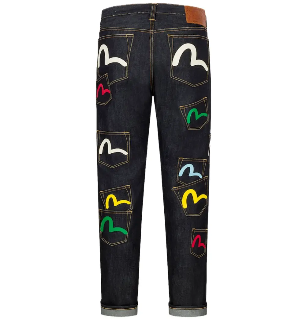 Quần Evisu Multi-Pocket Seagull Jeans 'Indigo' 2EAHTM4JE125600DN
