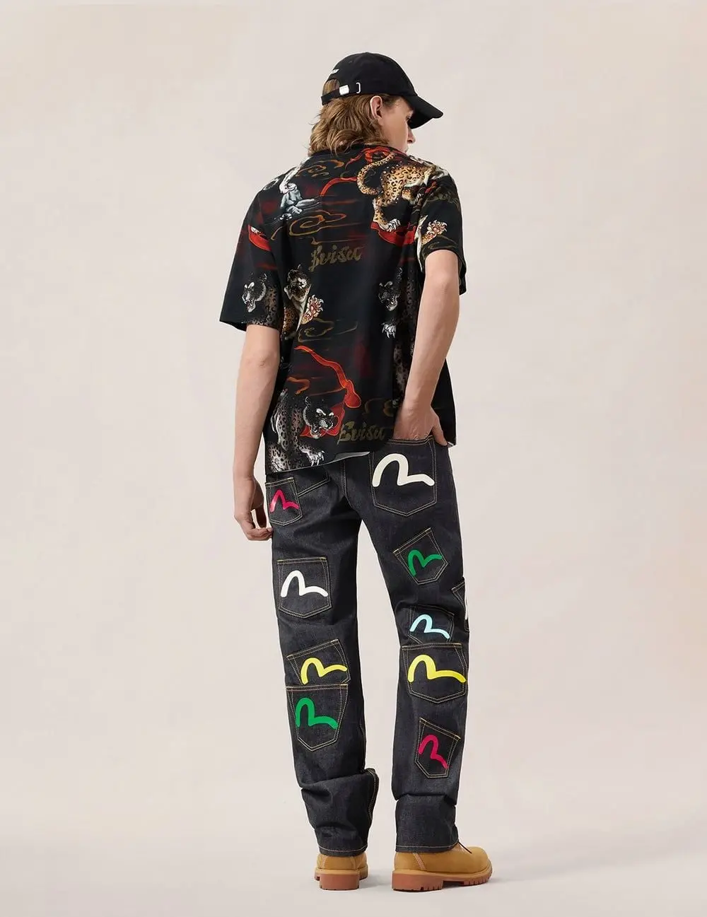 Quần Evisu Multi-Pocket Seagull Jeans 'Indigo' 2EAHTM4JE125600DN - Ảnh 4