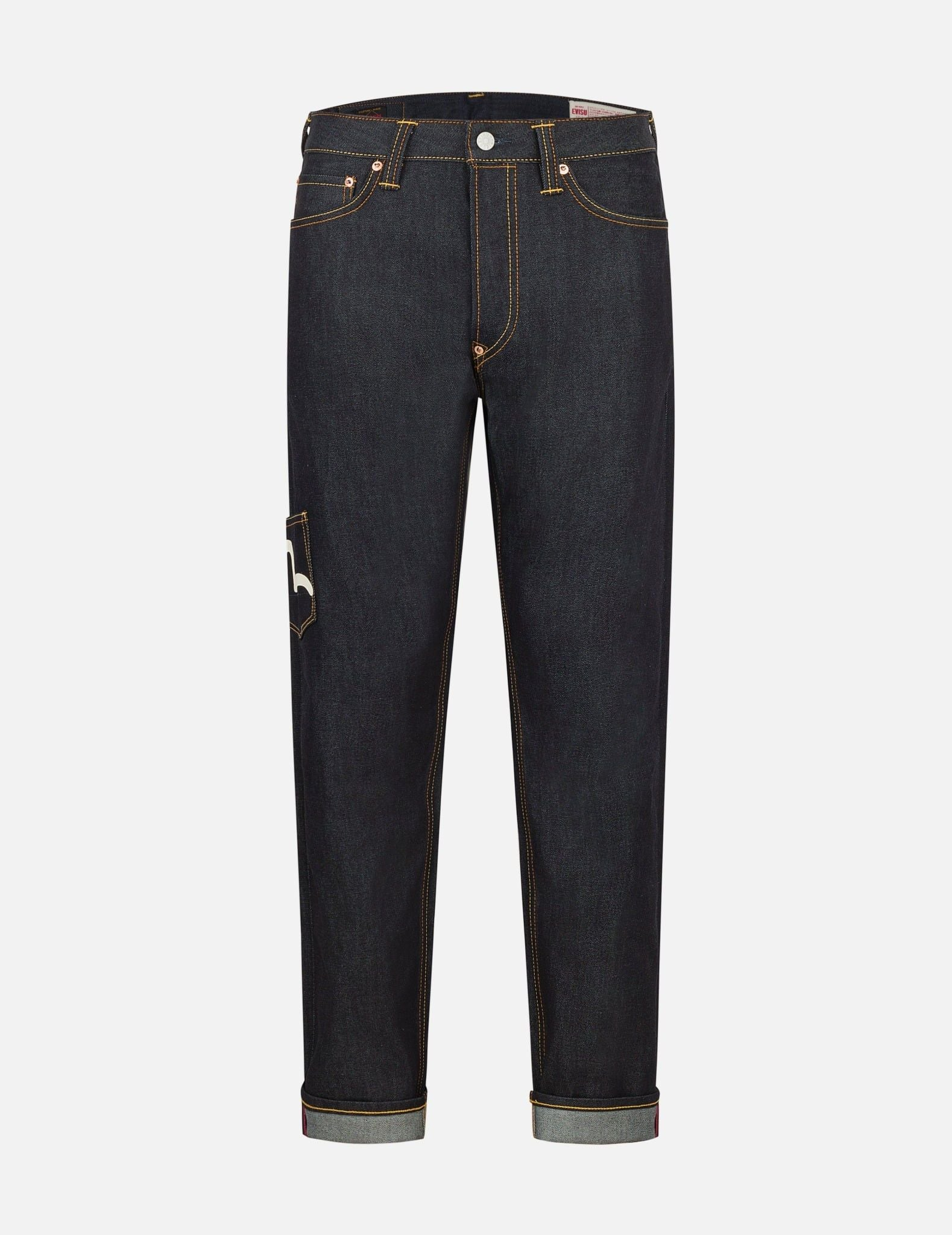 Alternative view of Quần Evisu Multi-Pocket Seagull Jeans 'Indigo' 2EAHTM4JE125600DN