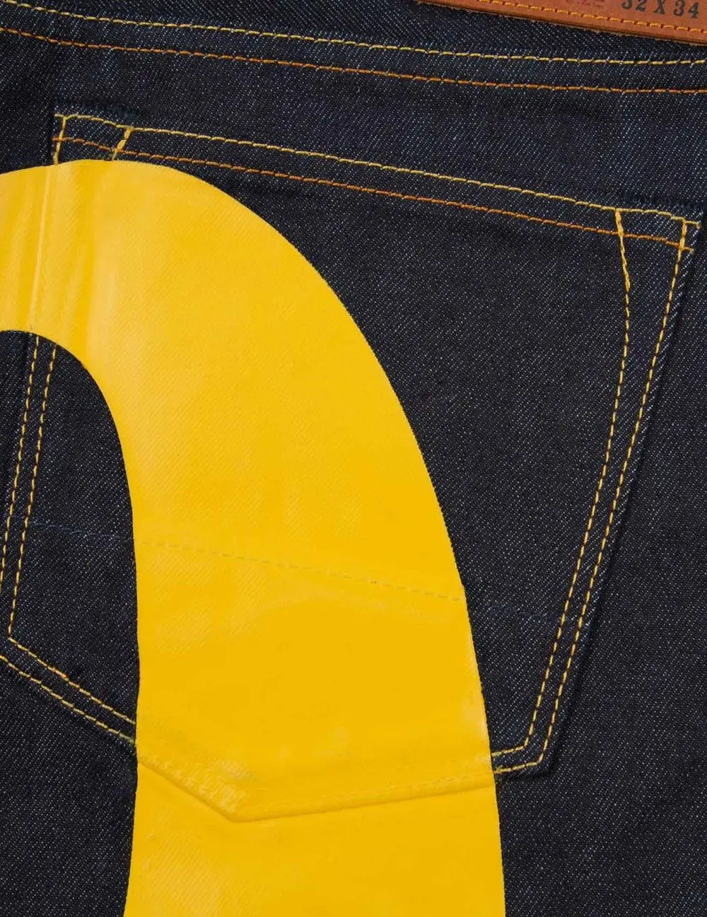 Quần Evisu Daicock Print Jeans 'Indigo' 2EAECM2JE99600CT - Ảnh 6