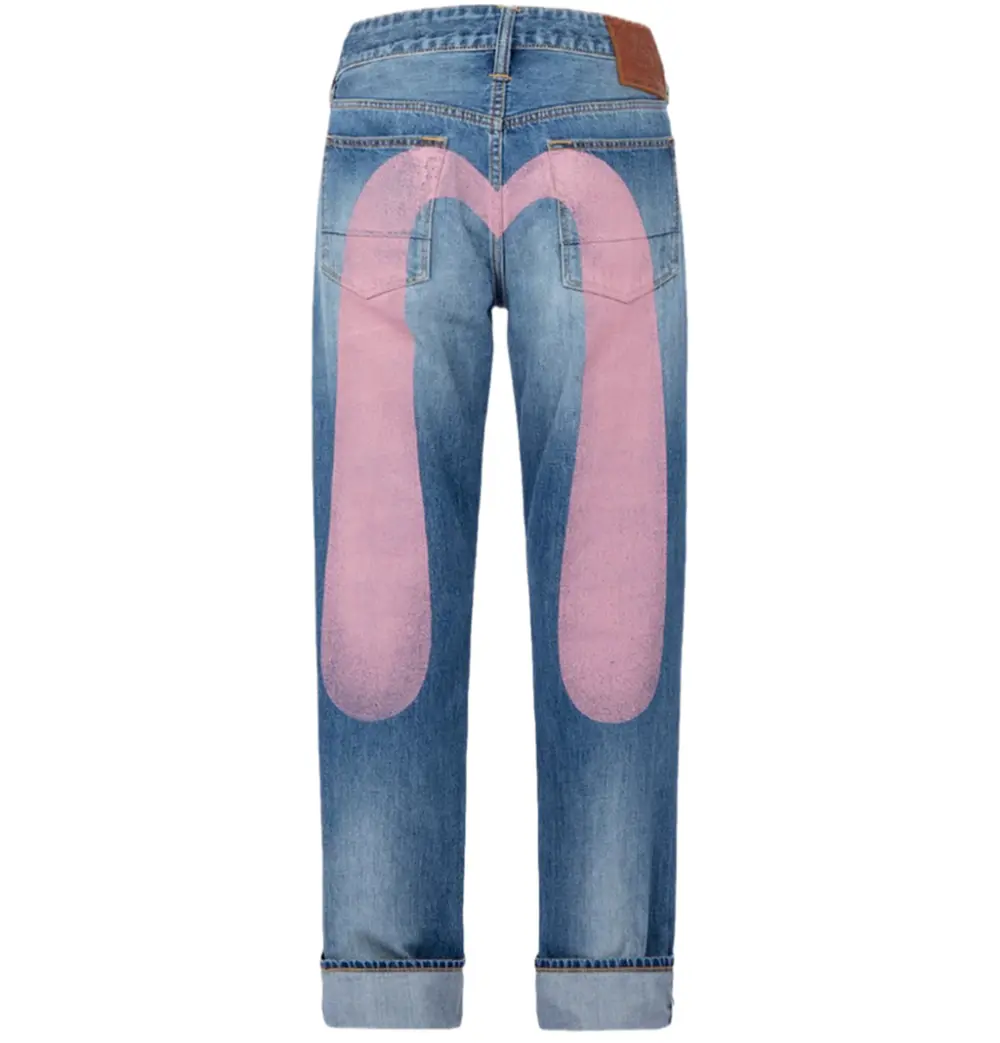 Quần Evisu Daicock Print Jeans 'Indigo' 2EAECM2JE99500CT