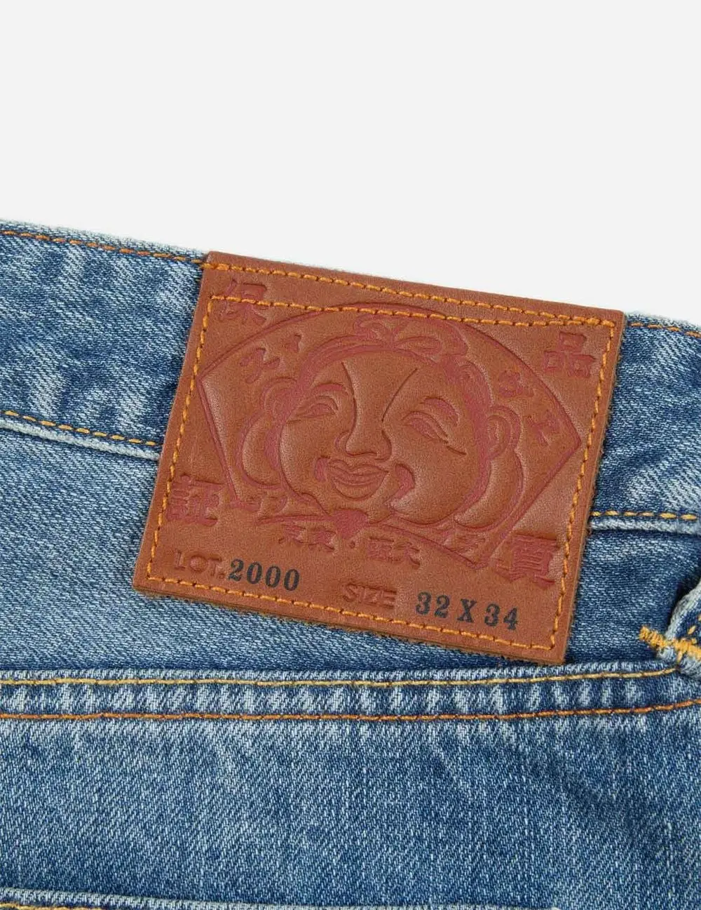 Quần Evisu Daicock Print Jeans 'Indigo' 2EAECM2JE99500CT - Ảnh 7