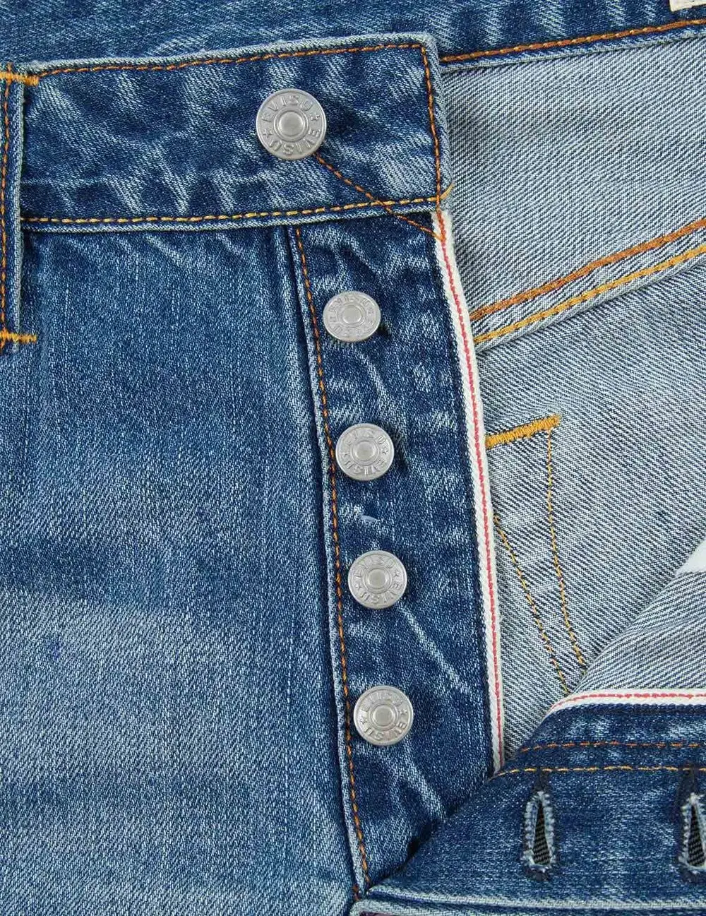 Quần Evisu Daicock Print Jeans 'Indigo' 2EAECM2JE99500CT - Ảnh 6