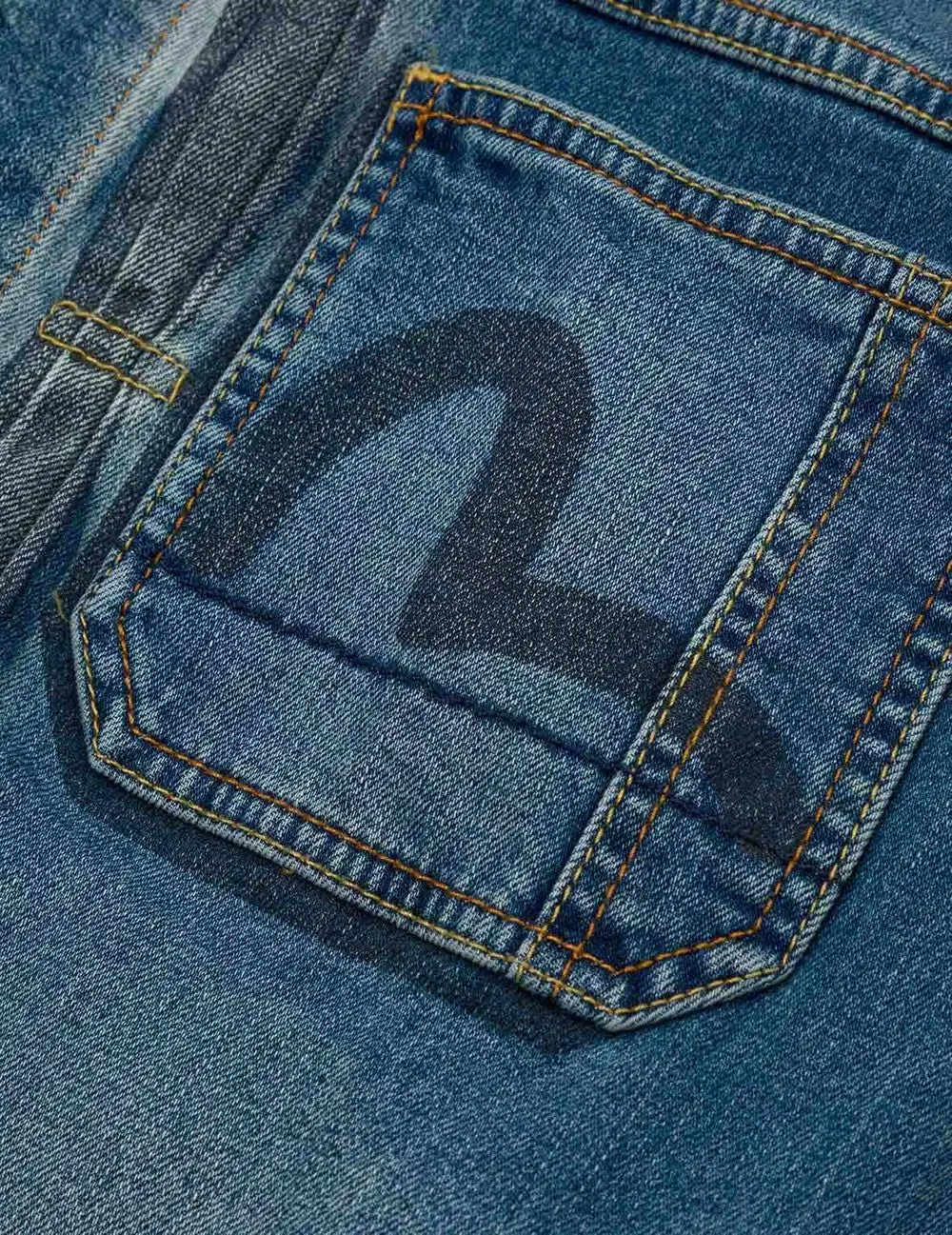 Áo Evisu Two-tone Daicock Jacket 'Indigo' 2ESHTM5DJ1041XXDN - Ảnh 6