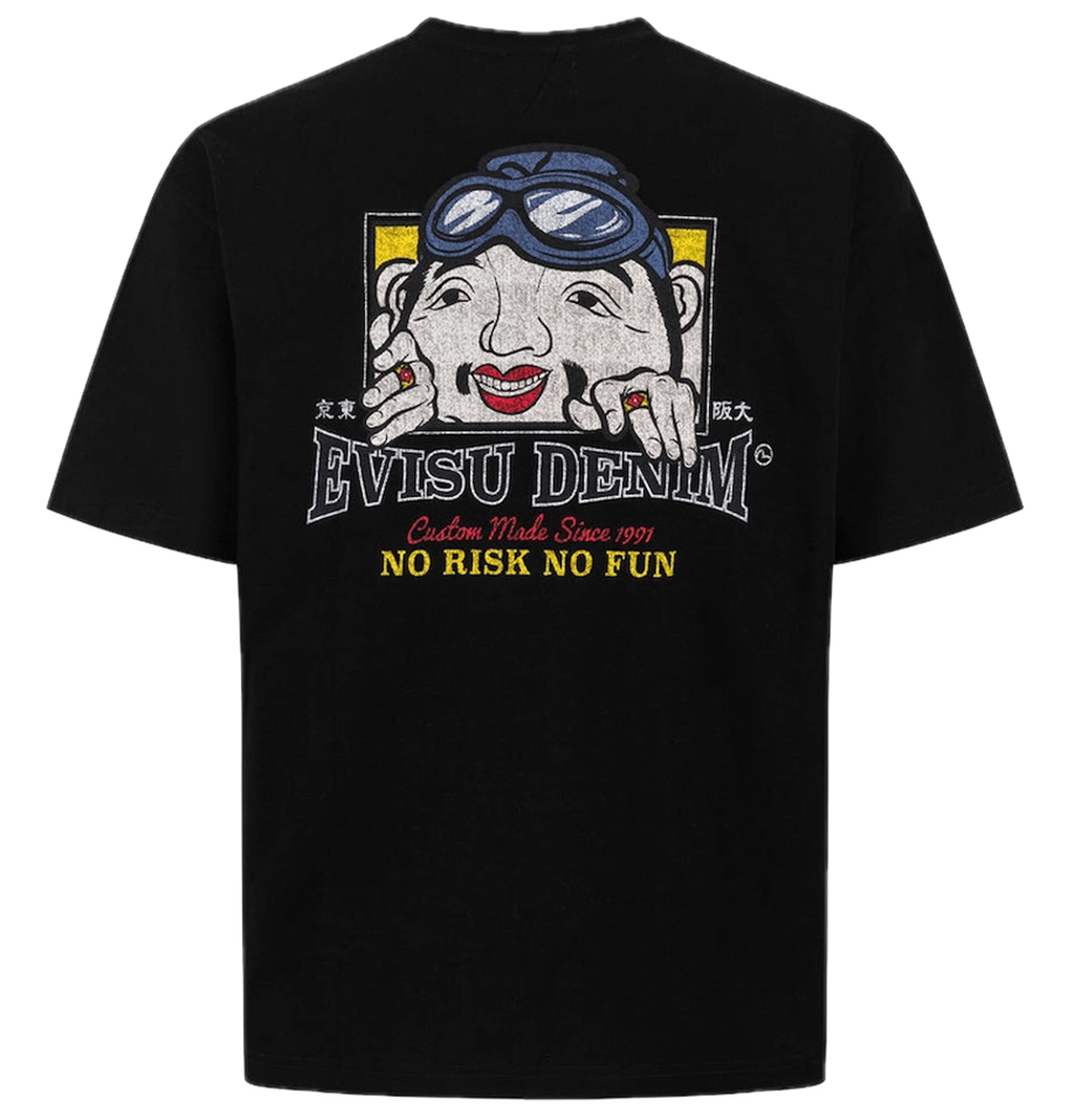 Áo Evisu Adventure Godhead Print T-shirt 'Black' 2ESHTM5TS7020RXCT