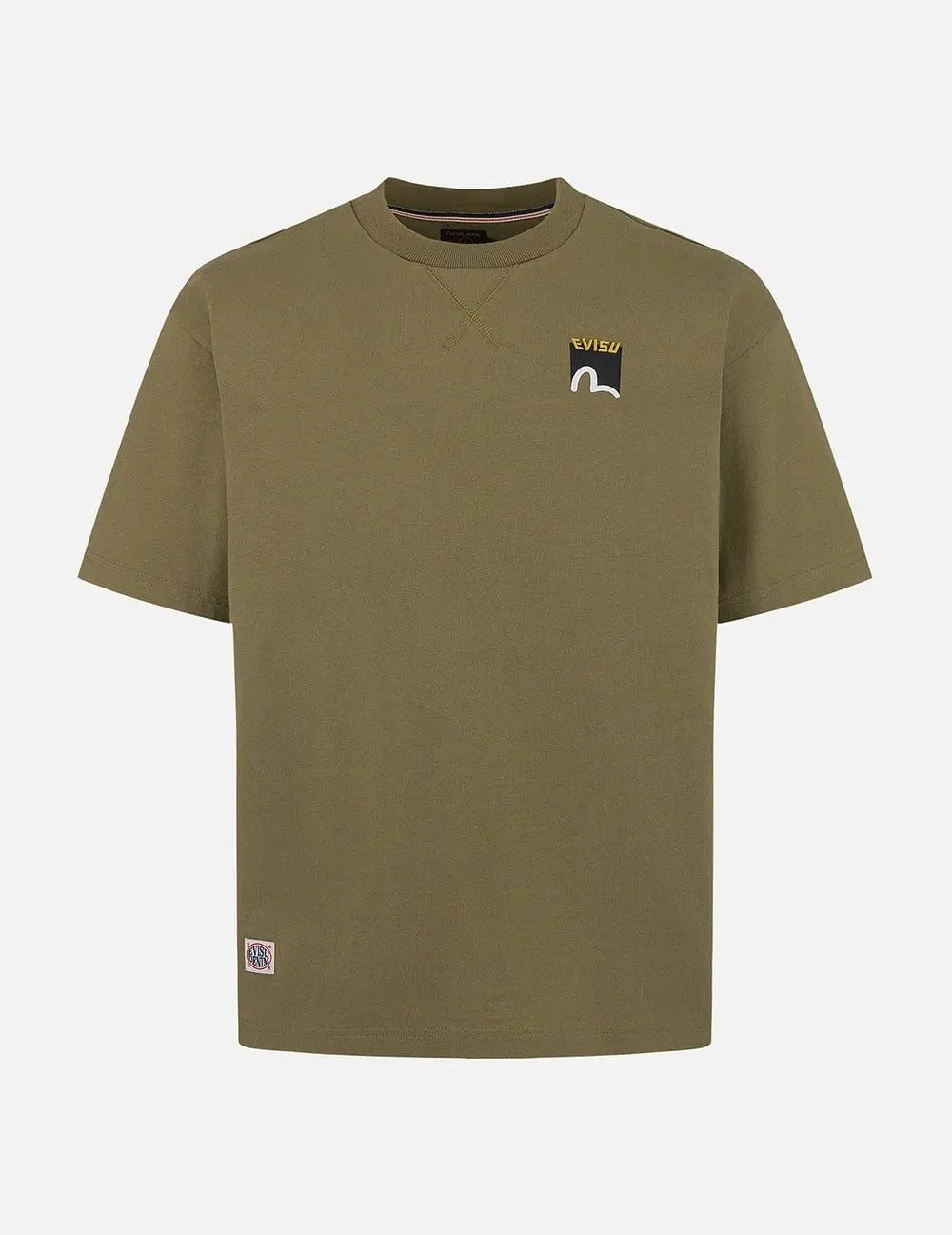 Alternative view of Áo Evisu Adventure Godhead Print T-shirt 'Khaki' 2ESHTM5TS7020RXCT