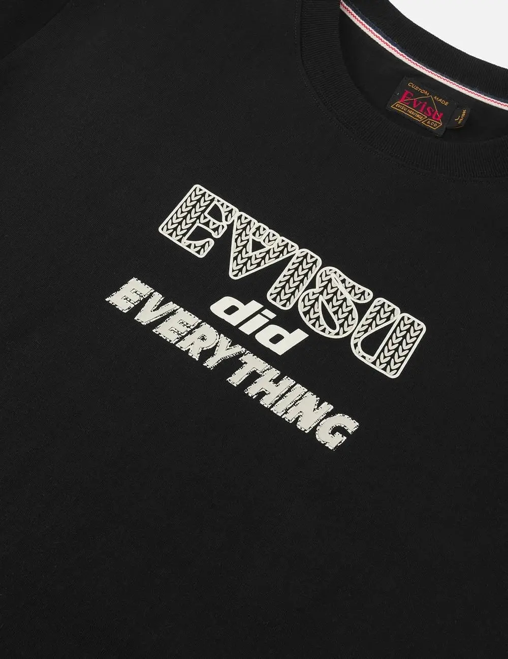 Áo Evisu Weathered Seagull Daicock T-shirt 'Black' 2ESHTM5TS1152XXCT - Ảnh 5