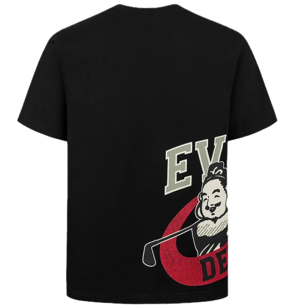 Áo Evisu Godhead Golfing Print T-shirt 'Black' 2ESHTM5TS1122XXCT