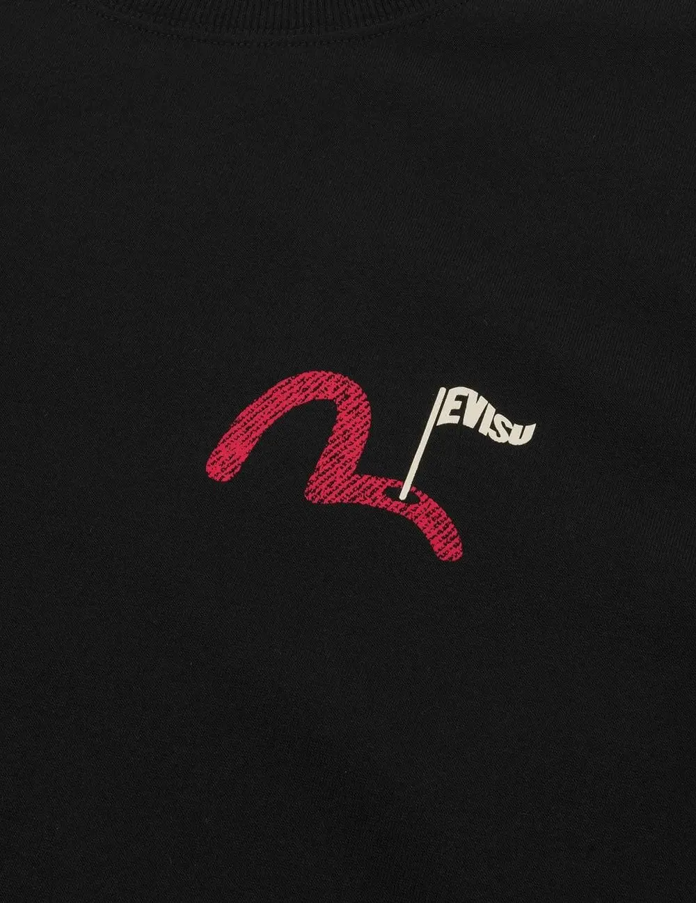 Áo Evisu Godhead Golfing Print T-shirt 'Black' 2ESHTM5TS1122XXCT - Ảnh 6