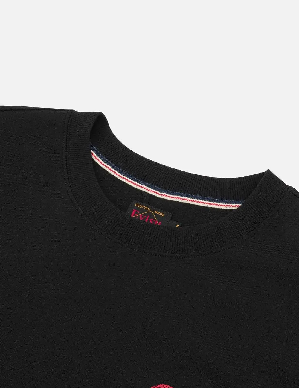Áo Evisu Godhead Golfing Print T-shirt 'Black' 2ESHTM5TS1122XXCT - Ảnh 5
