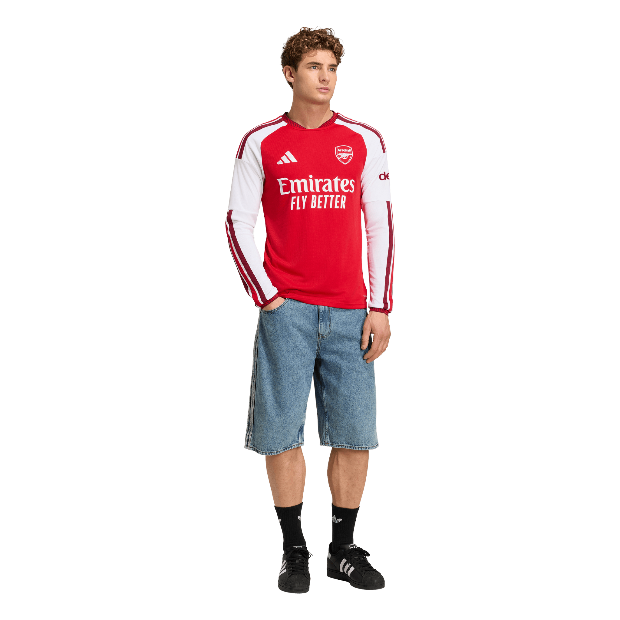 Alternative view of Áo Adidas Arsenal FC 26/27 Home Authentic Long Sleeve Jersey KB9950