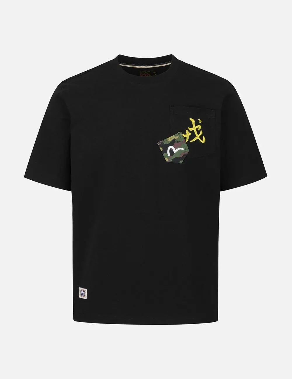 Alternative view of Áo Evisu Godhead Map Print 'Black' 2ESHTM5TS7018XXCT